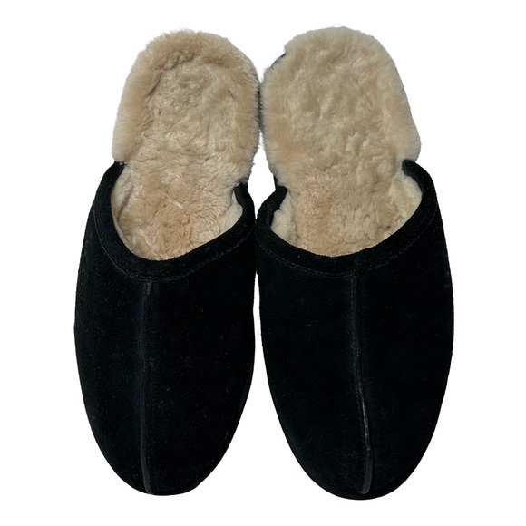 Ugg Black Scuff Mule Slippers Mens size 12 - Picture 3 of 9